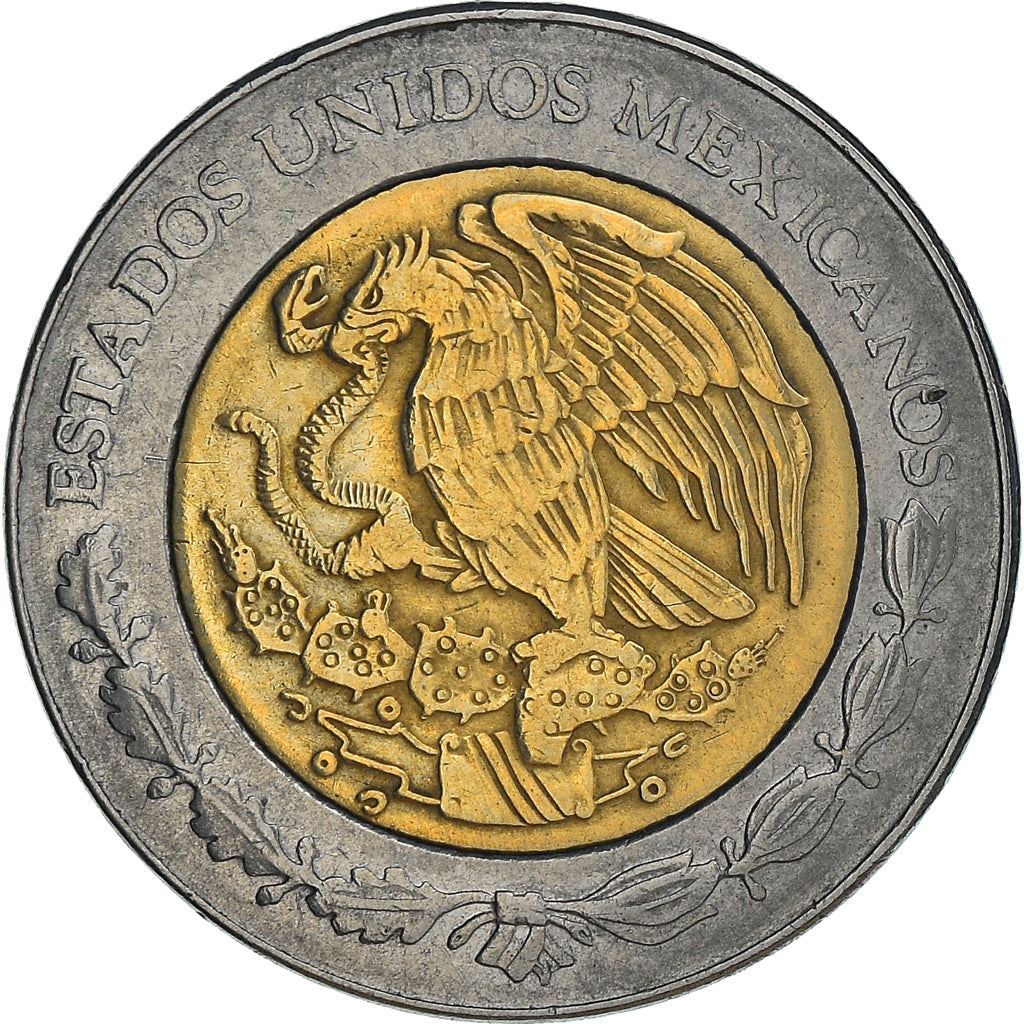 Mexico 1 Peso | 100 Coins | Aztec calendar | Golden Eagle | KM603 | 1996 - 2021