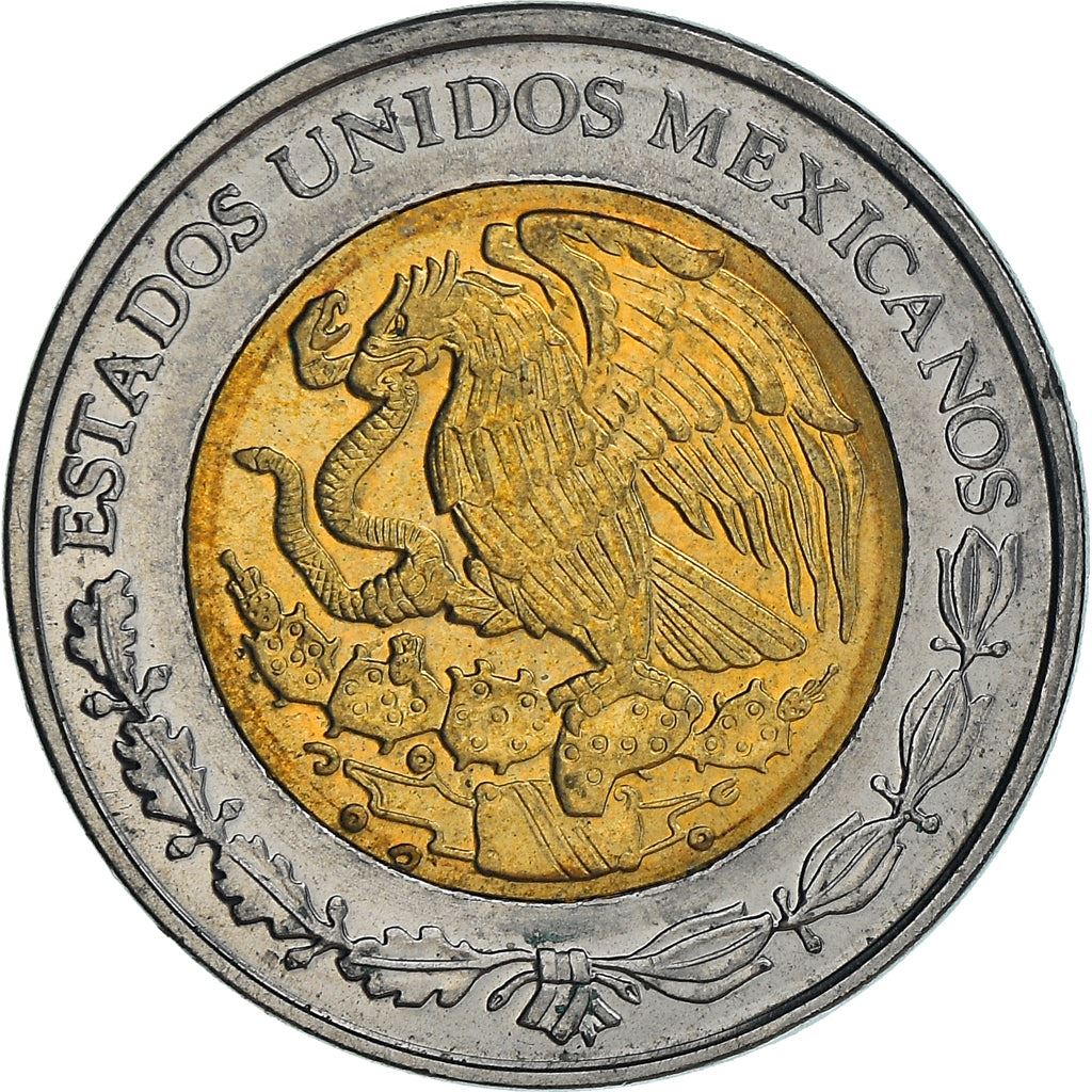 Mexico 1 Peso | 100 Coins | Aztec calendar | Golden Eagle | KM603 | 1996 - 2021