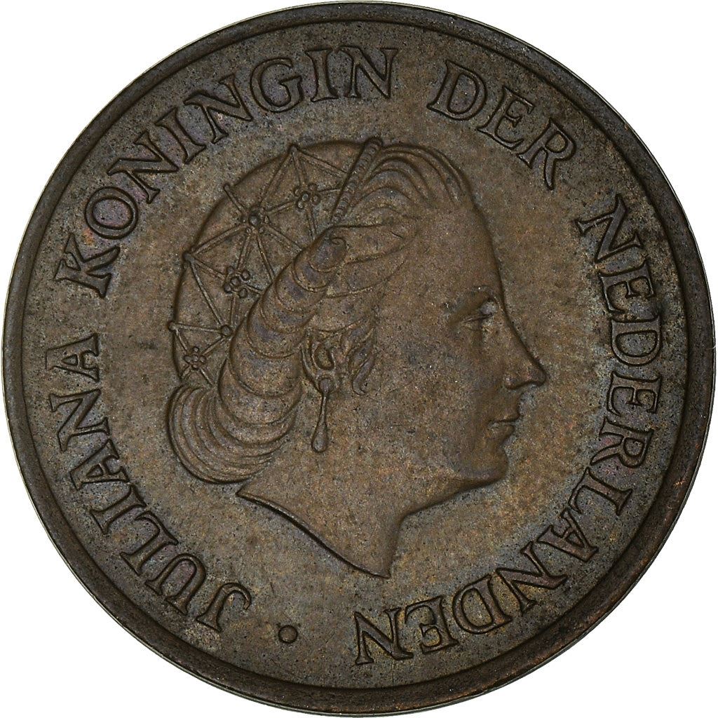 Netherlands 5 Cent | 100 Coins | Queen Juliana | Bronze | KM181 | 1950 - 1980