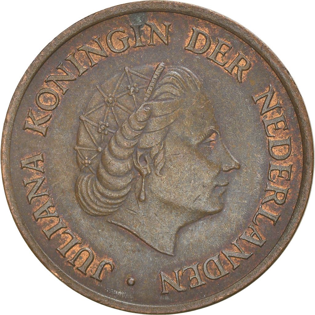 Netherlands 5 Cent | 100 Coins | Queen Juliana | Bronze | KM181 | 1950 - 1980