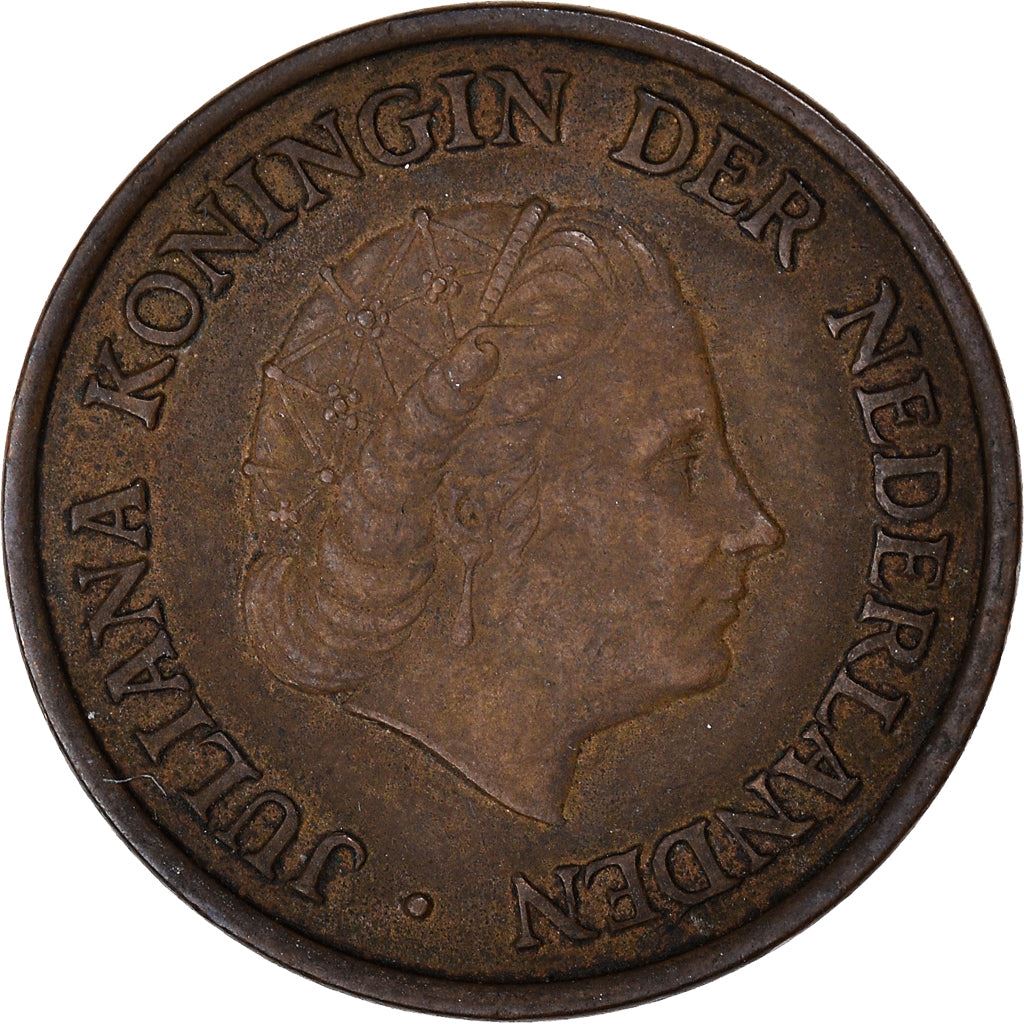 Netherlands 5 Cent | 100 Coins | Queen Juliana | Bronze | KM181 | 1950 - 1980