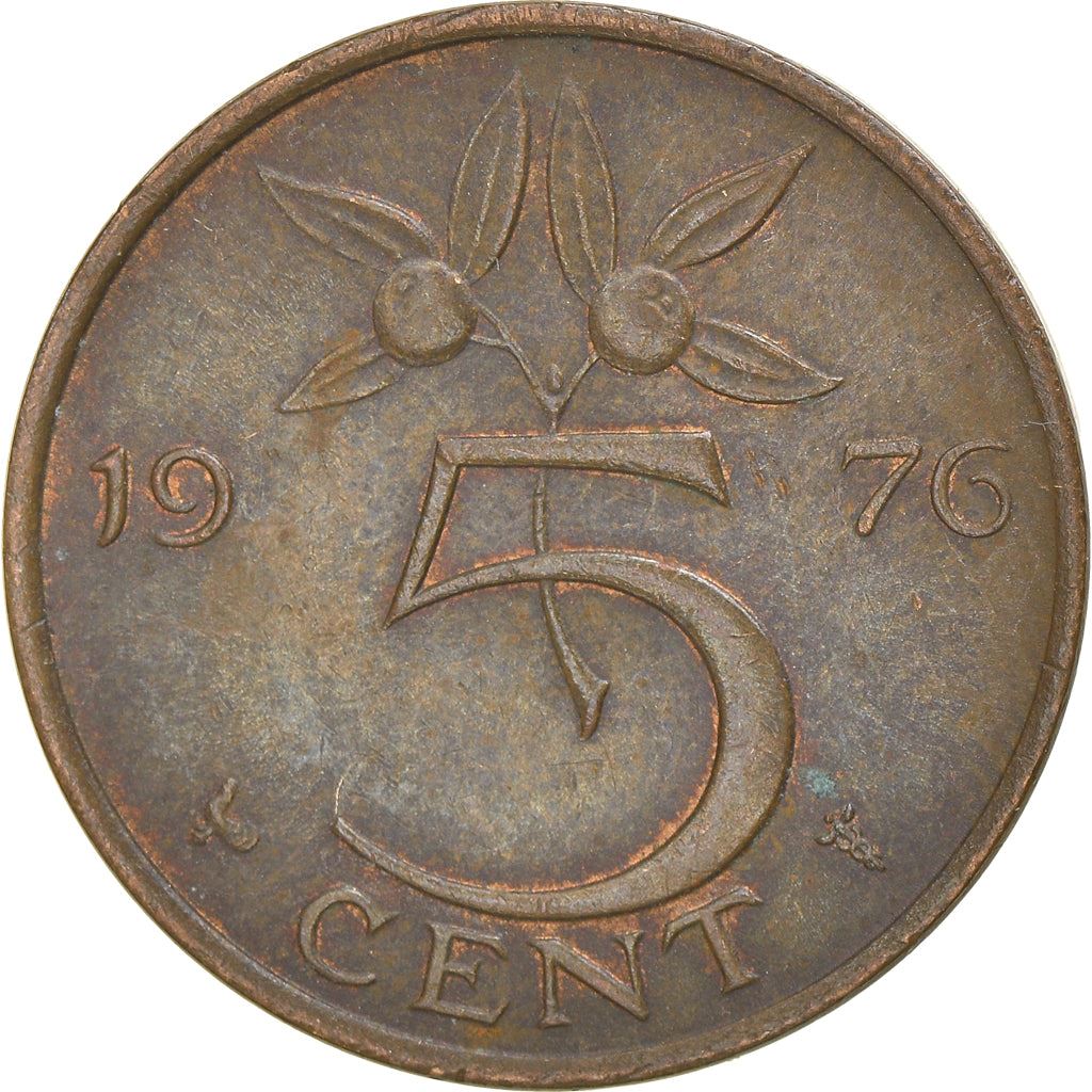 Netherlands 5 Cent | 100 Coins | Queen Juliana | Bronze | KM181 | 1950 - 1980