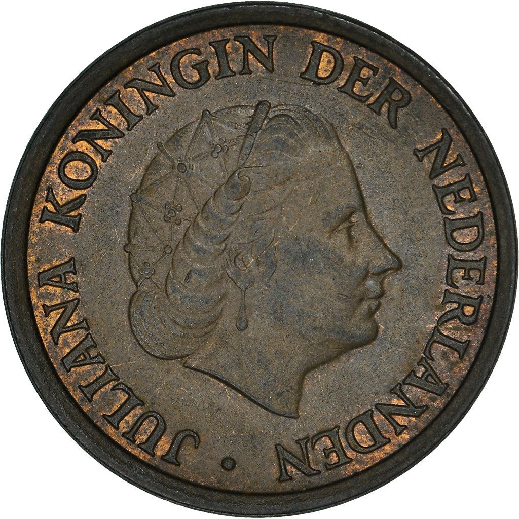 Netherlands 5 Cent | 100 Coins | Queen Juliana | Bronze | KM181 | 1950 - 1980