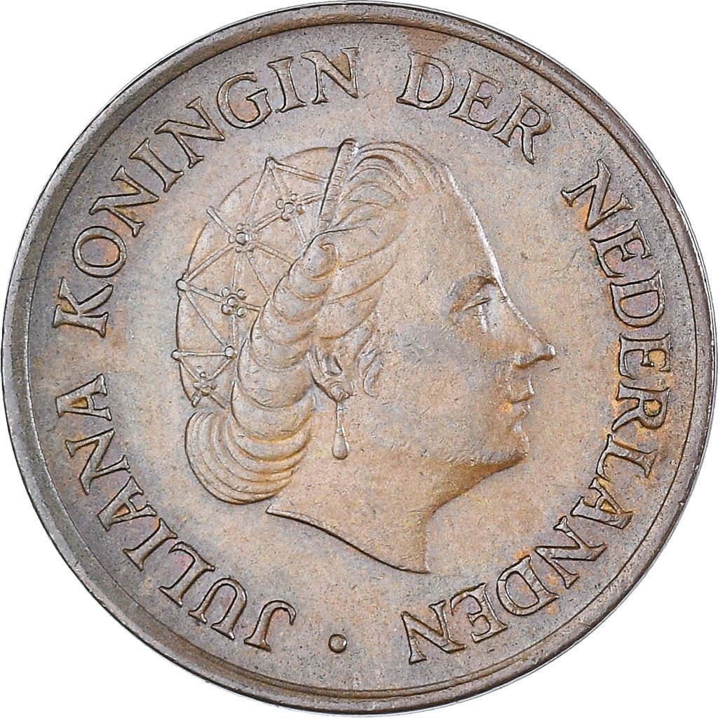 Netherlands 5 Cent | 100 Coins | Queen Juliana | Bronze | KM181 | 1950 - 1980