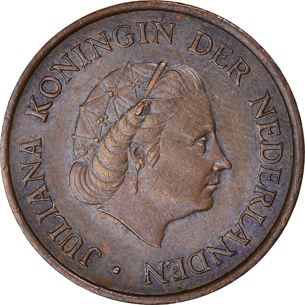 Netherlands 5 Cent | 100 Coins | Queen Juliana | Bronze | KM181 | 1950 - 1980