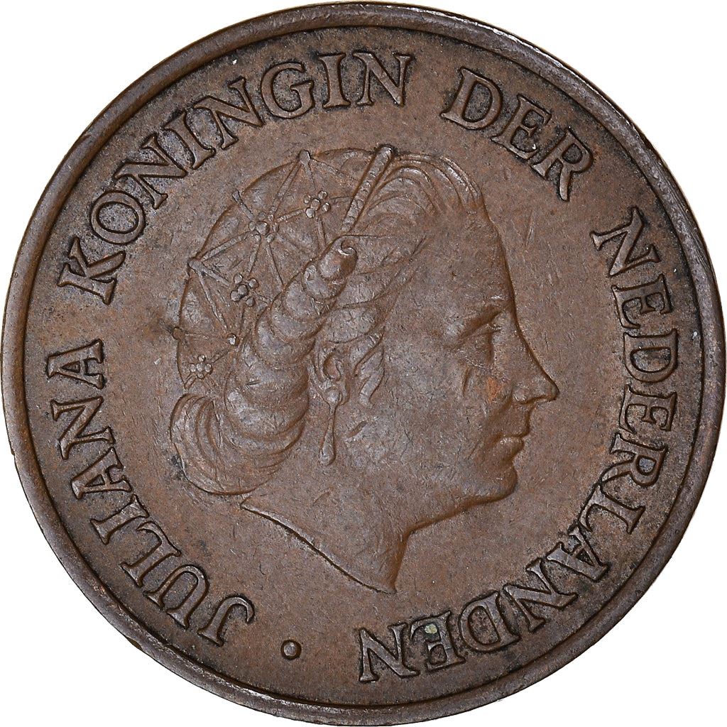 Netherlands 5 Cent | 100 Coins | Queen Juliana | Bronze | KM181 | 1950 - 1980