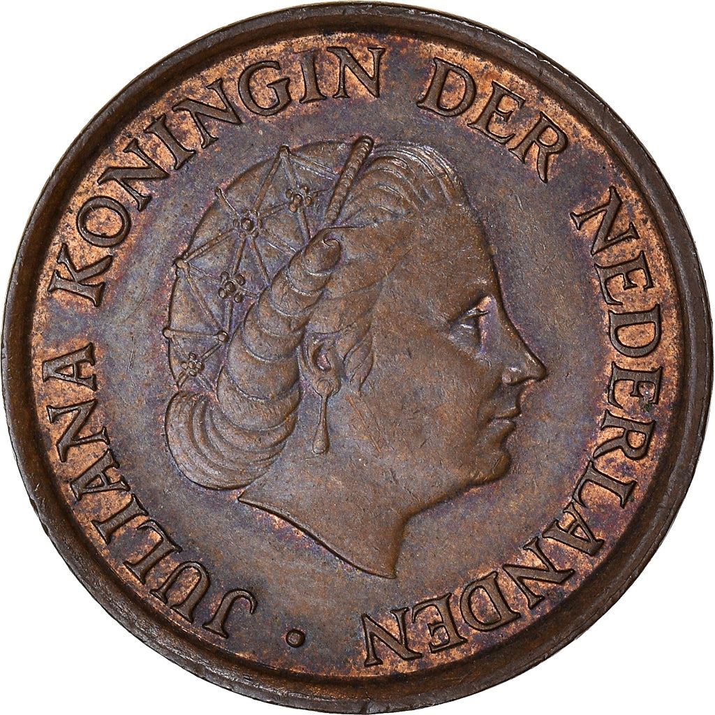 Netherlands 5 Cent | 100 Coins | Queen Juliana | Bronze | KM181 | 1950 - 1980