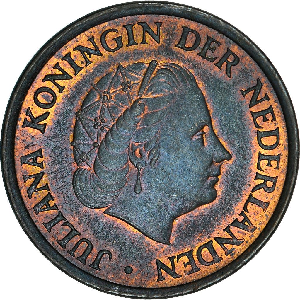 Netherlands 5 Cent | 100 Coins | Queen Juliana | Bronze | KM181 | 1950 - 1980