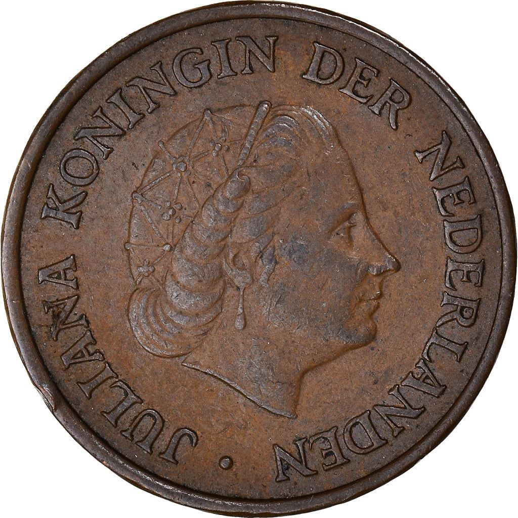 Netherlands 5 Cent | 100 Coins | Queen Juliana | Bronze | KM181 | 1950 - 1980