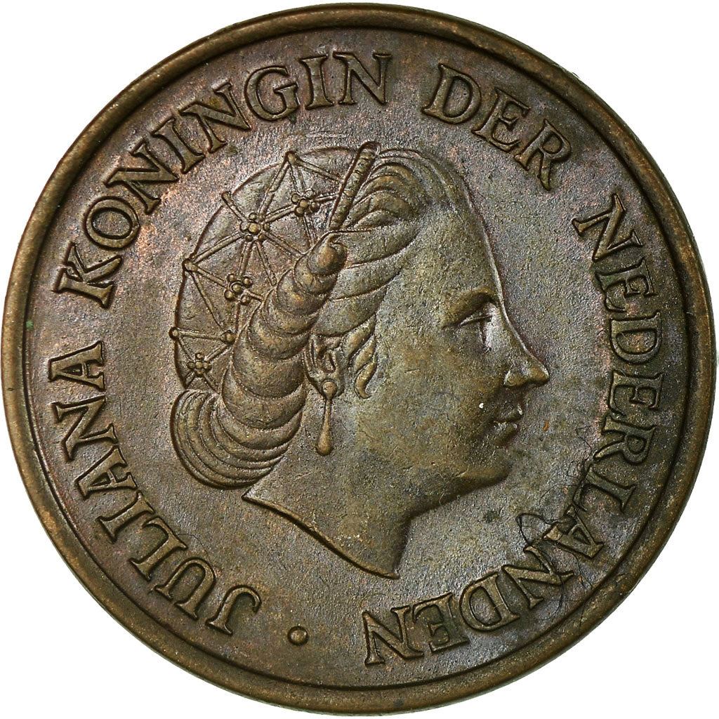 Netherlands 5 Cent | 100 Coins | Queen Juliana | Bronze | KM181 | 1950 - 1980