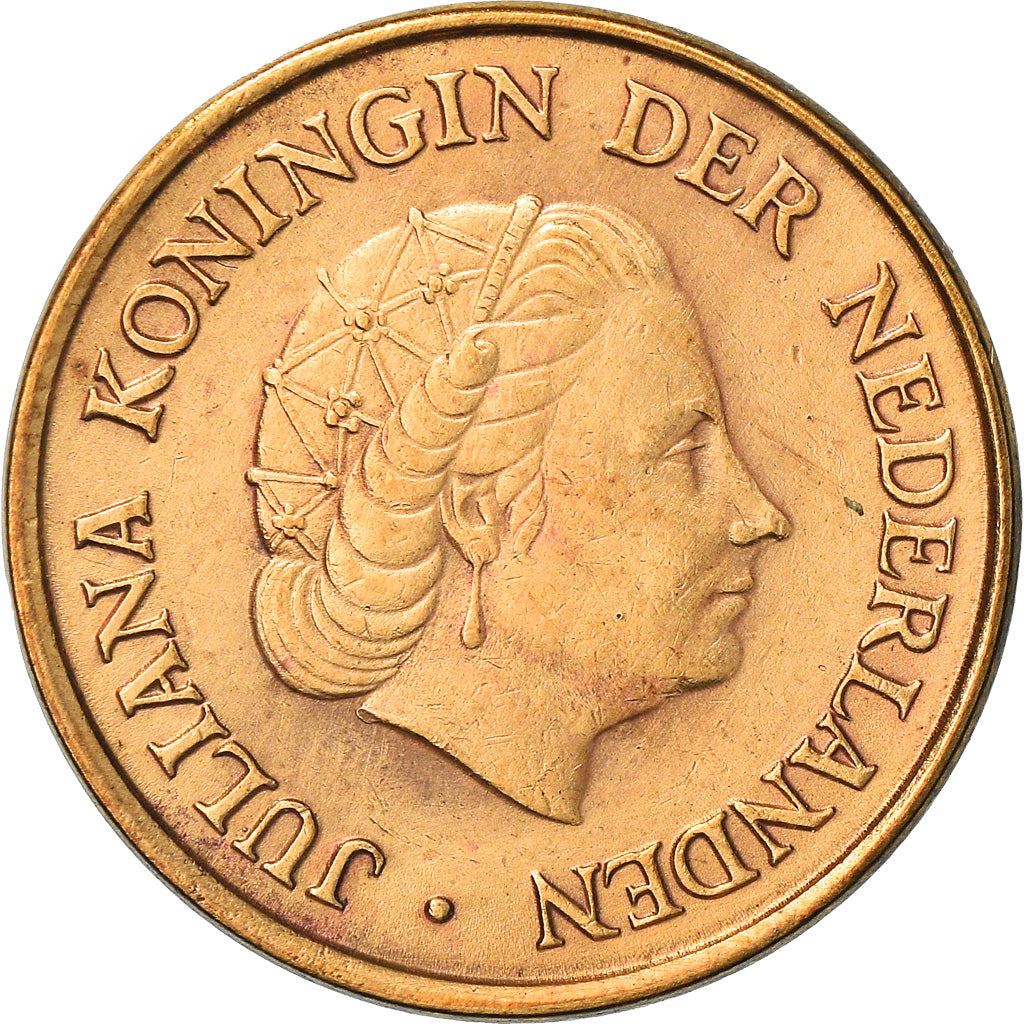 Netherlands 5 Cent | 100 Coins | Queen Juliana | Bronze | KM181 | 1950 - 1980