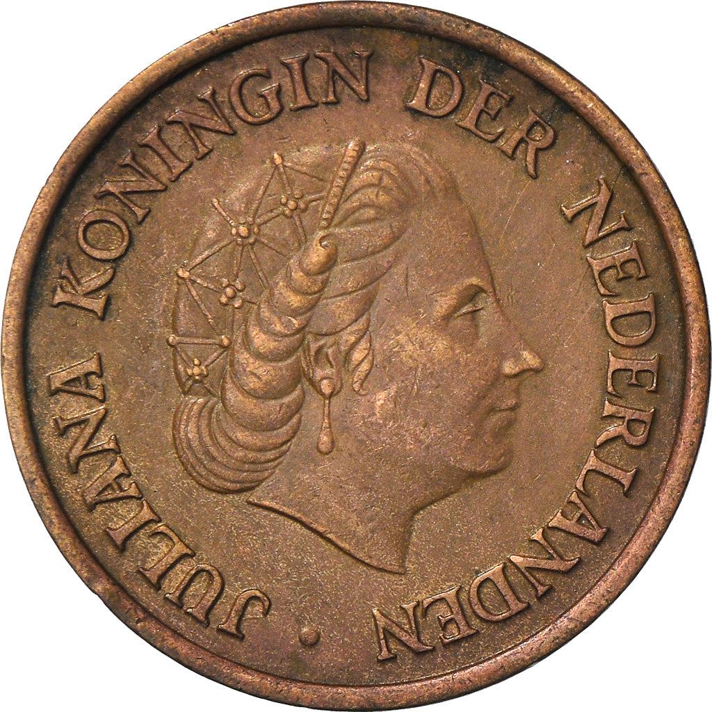 Netherlands 5 Cent | 100 Coins | Queen Juliana | Bronze | KM181 | 1950 - 1980