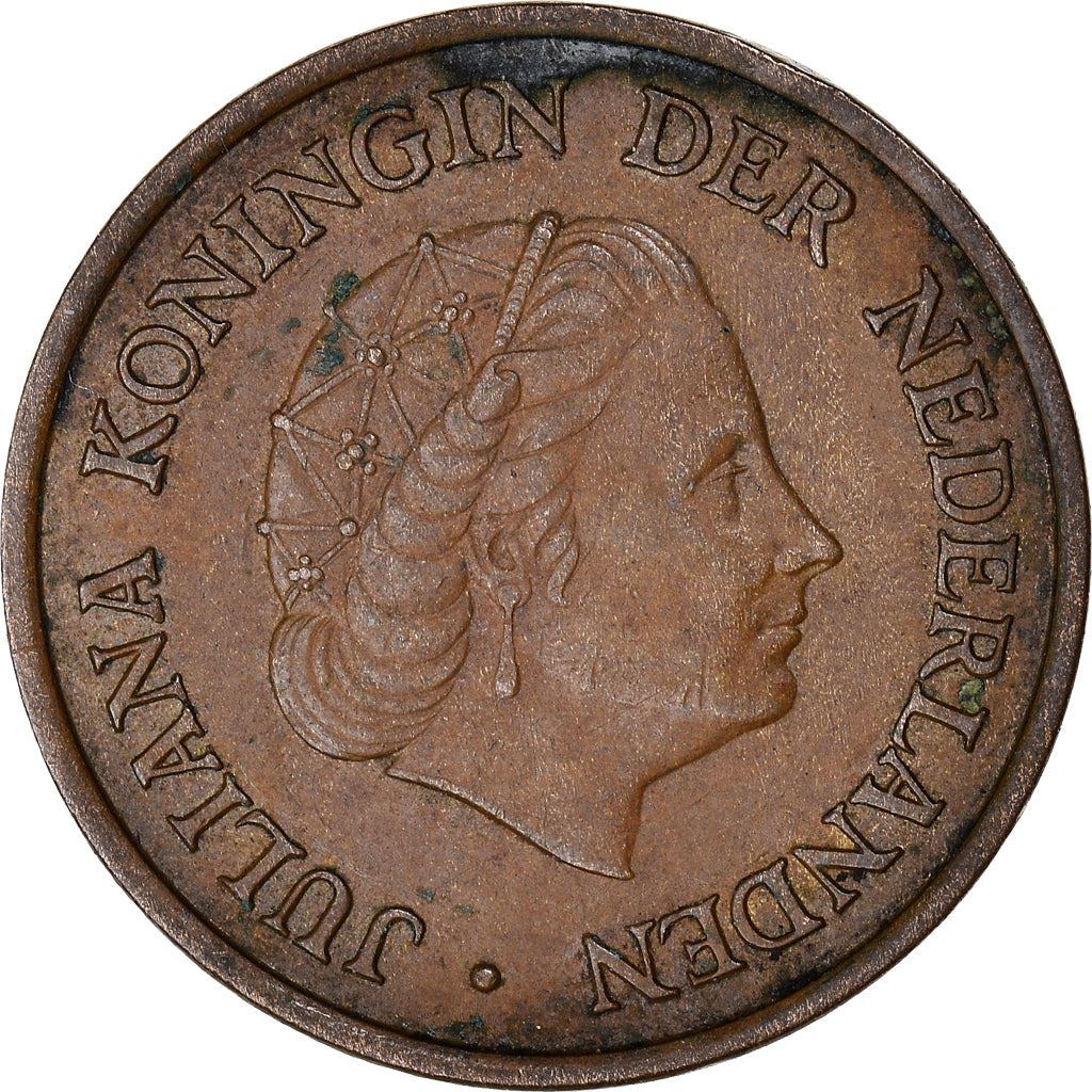 Netherlands 5 Cent | 100 Coins | Queen Juliana | Bronze | KM181 | 1950 - 1980