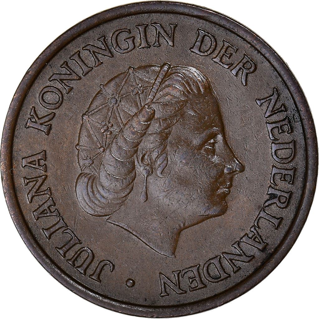 Netherlands 5 Cent | 100 Coins | Queen Juliana | Bronze | KM181 | 1950 - 1980