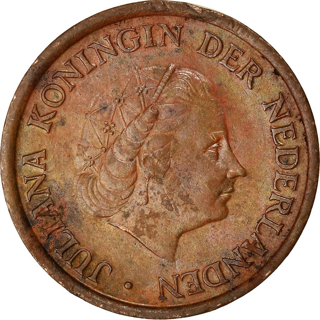 Netherlands 5 Cent | 100 Coins | Queen Juliana | Bronze | KM181 | 1950 - 1980