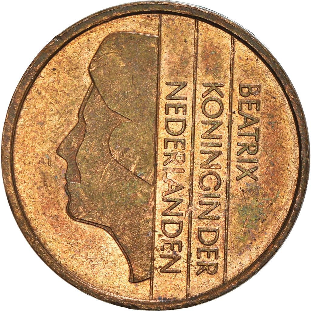 Netherlands 5 Cents | 100 Coins | Queen Beatrix | Bronze | KM202 | 1982 - 2001