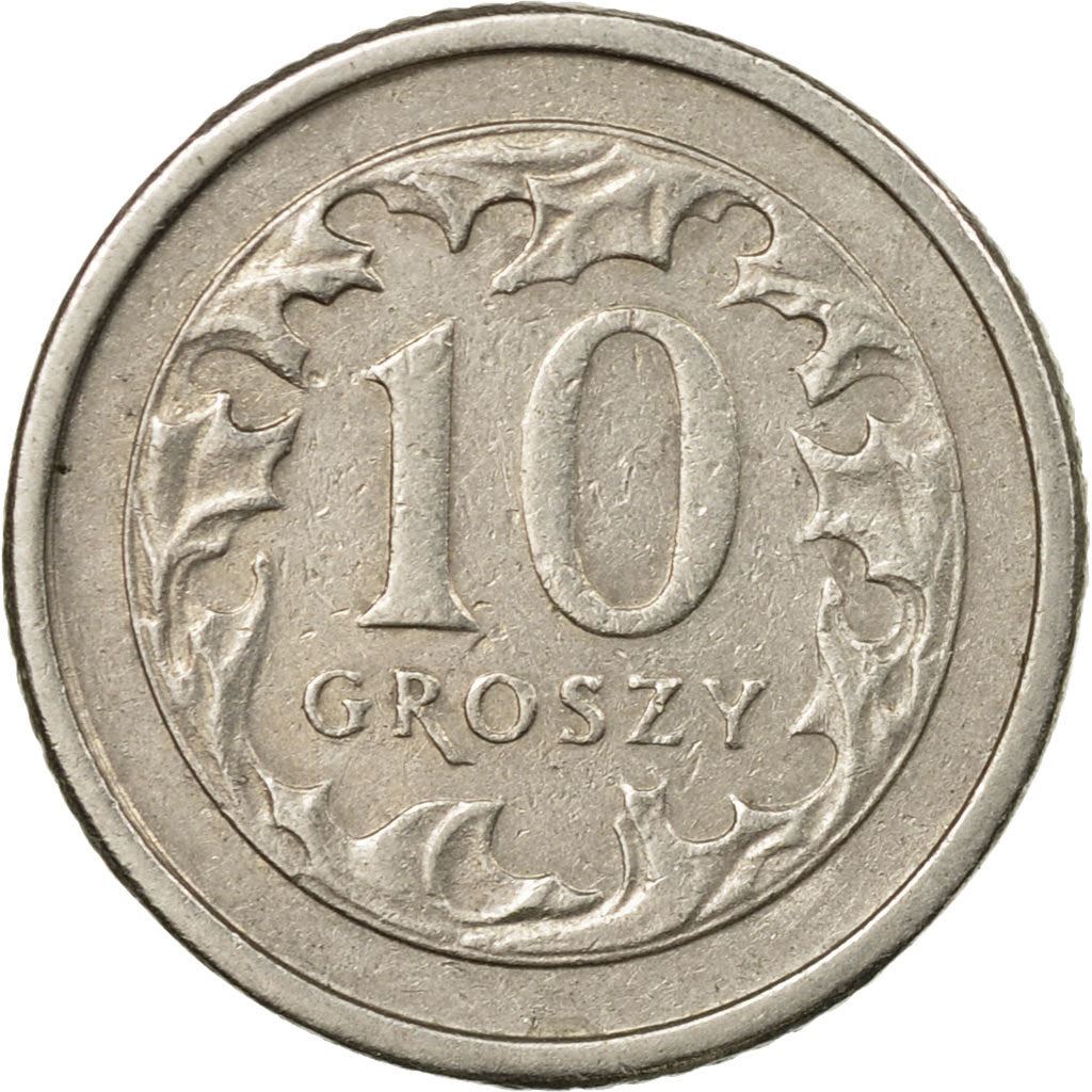 Polish 10 Groszy | 100 Coins | Eagle | Poland | 1990 - 2016