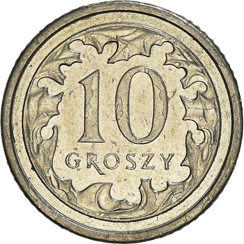 Polish 10 Groszy | 100 Coins | Eagle | Poland | 1990 - 2016