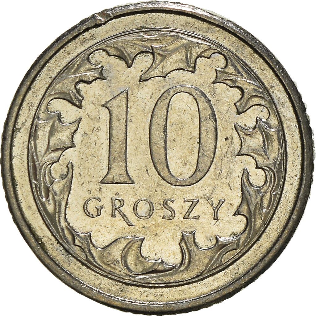 Polish 10 Groszy | 100 Coins | Eagle | Poland | 1990 - 2016