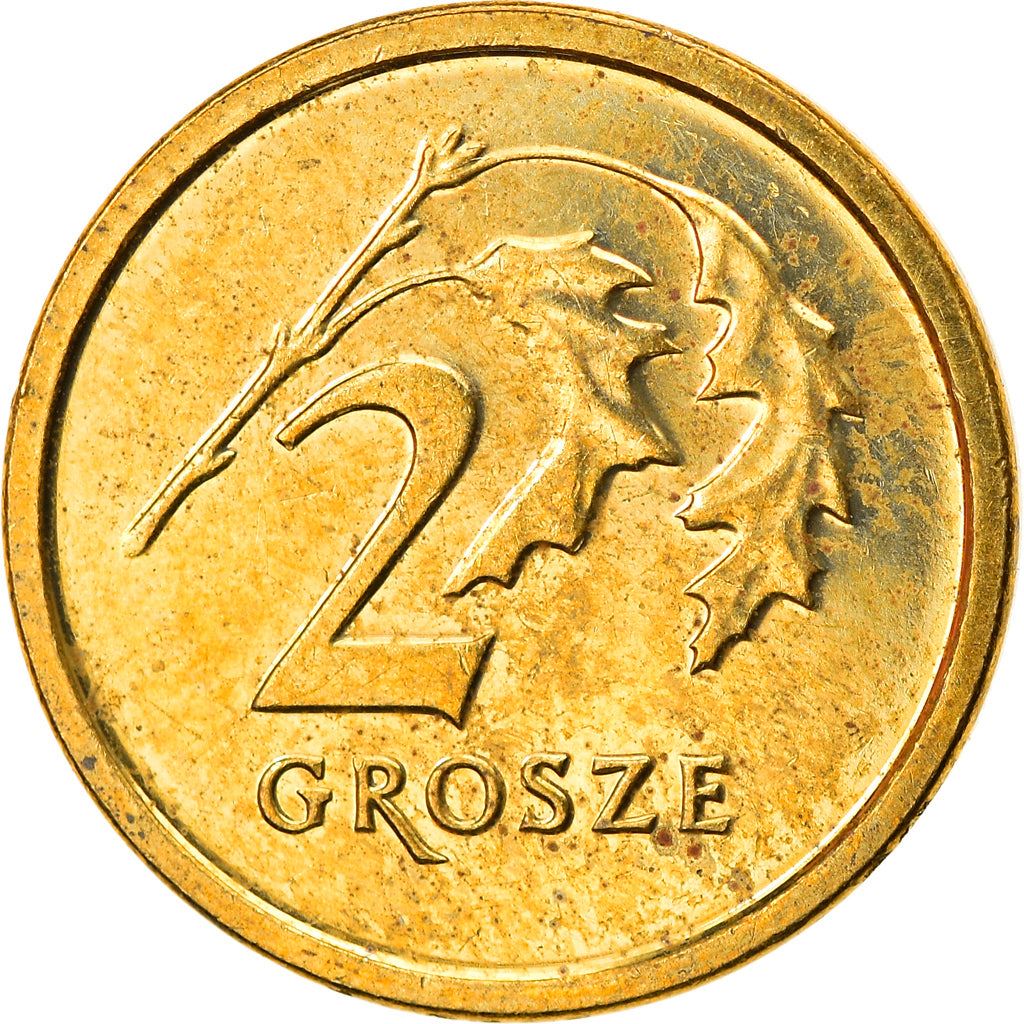 Polish 2 Grosze | 100 Coins | Oak Leaf | Eagle | Poland | 1990 - 2014