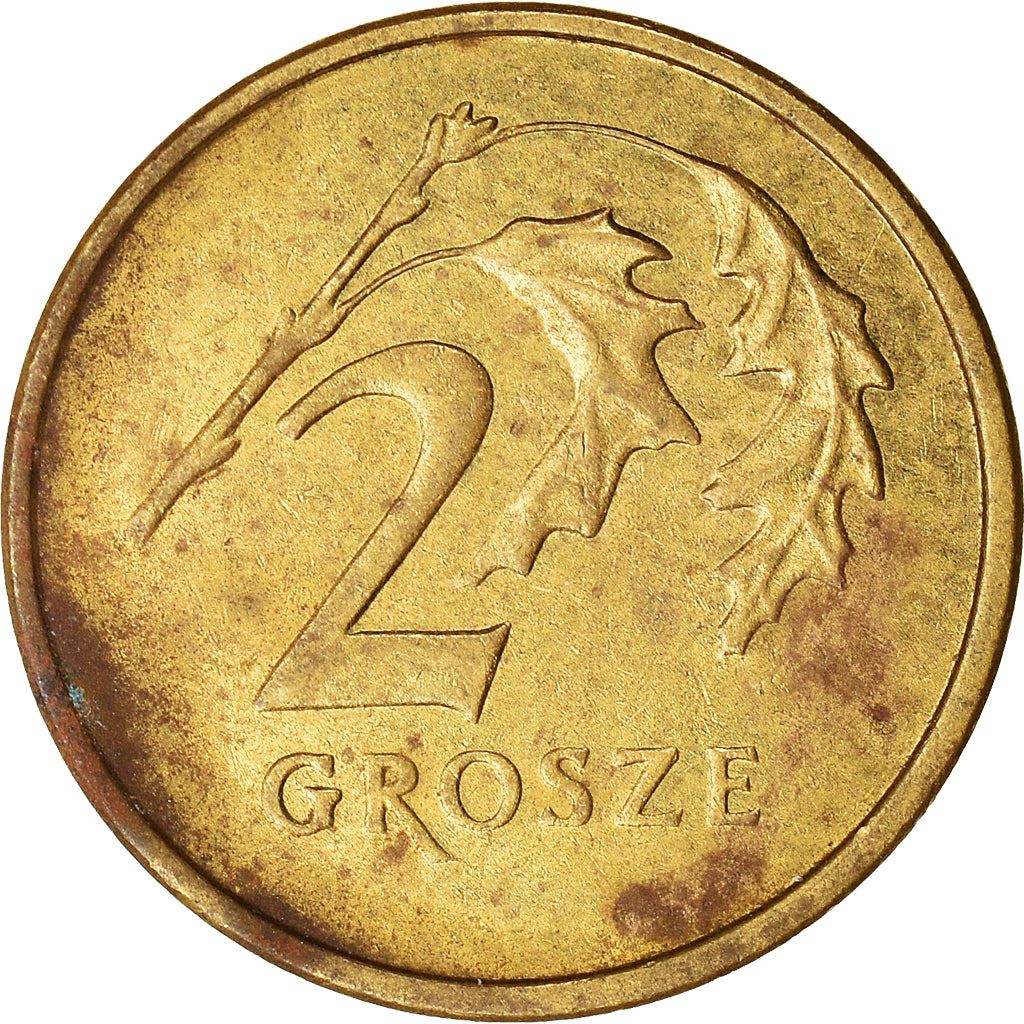 Polish 2 Grosze | 100 Coins | Oak Leaf | Eagle | Poland | 1990 - 2014