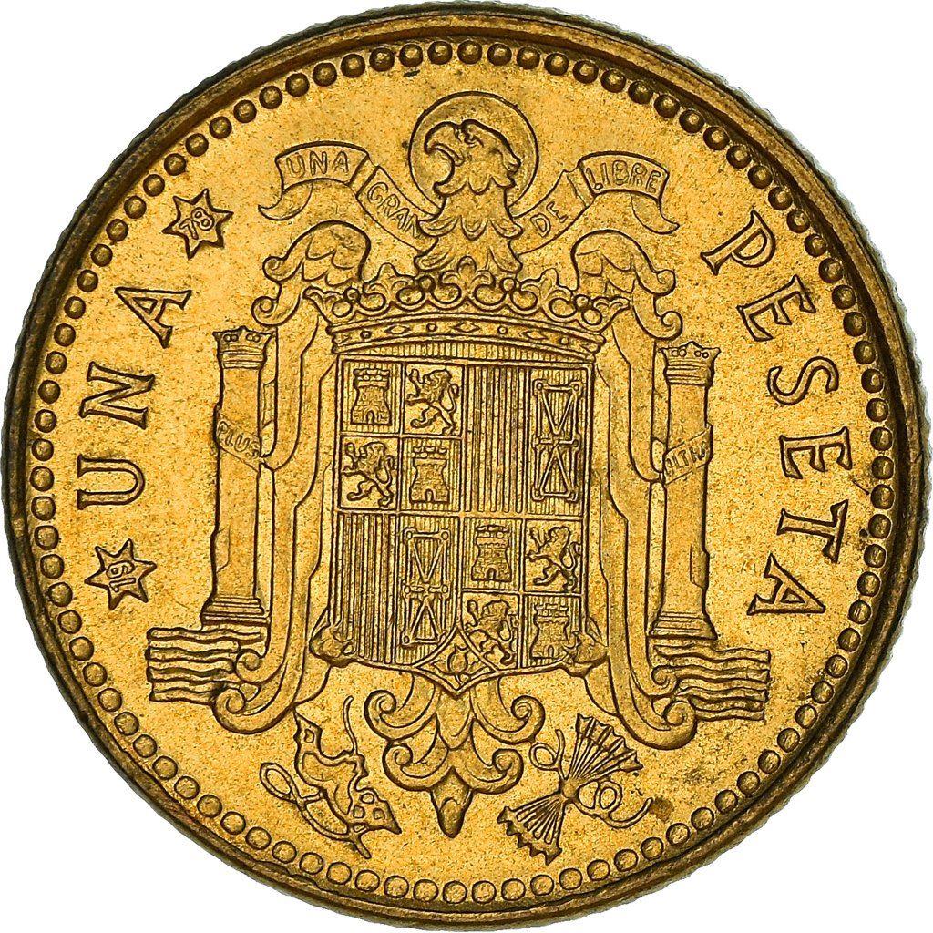 Spain 1 Peseta | 100 Coins | Juan Carlos I | KM806 | 1975