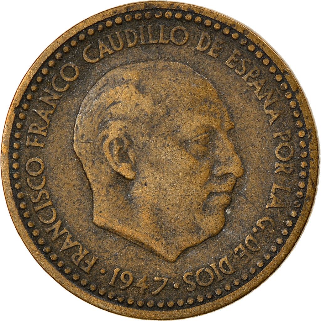 Spain 1 Peseta | 100 Coins | Spanish Francisco Franco | KM775 | 1946 - 1963