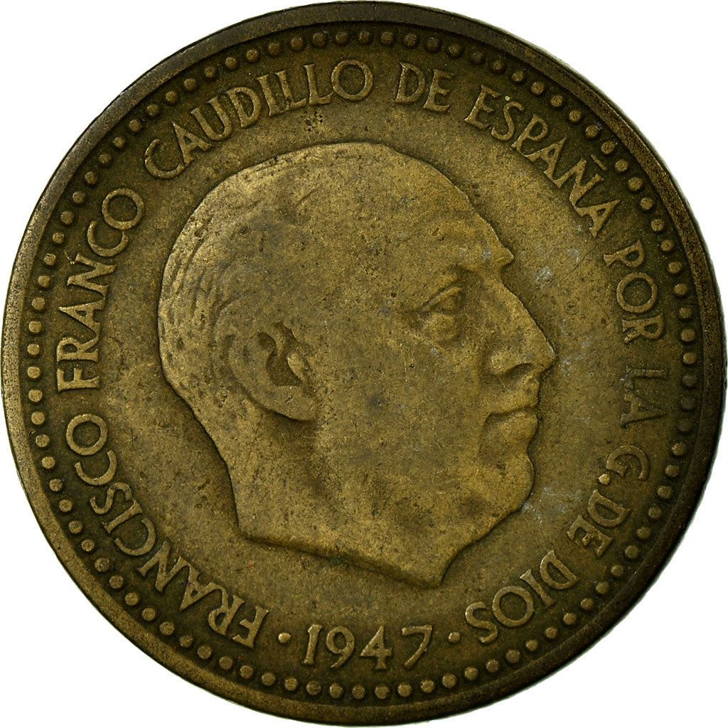 Spain 1 Peseta | 100 Coins | Spanish Francisco Franco | KM775 | 1946 - 1963