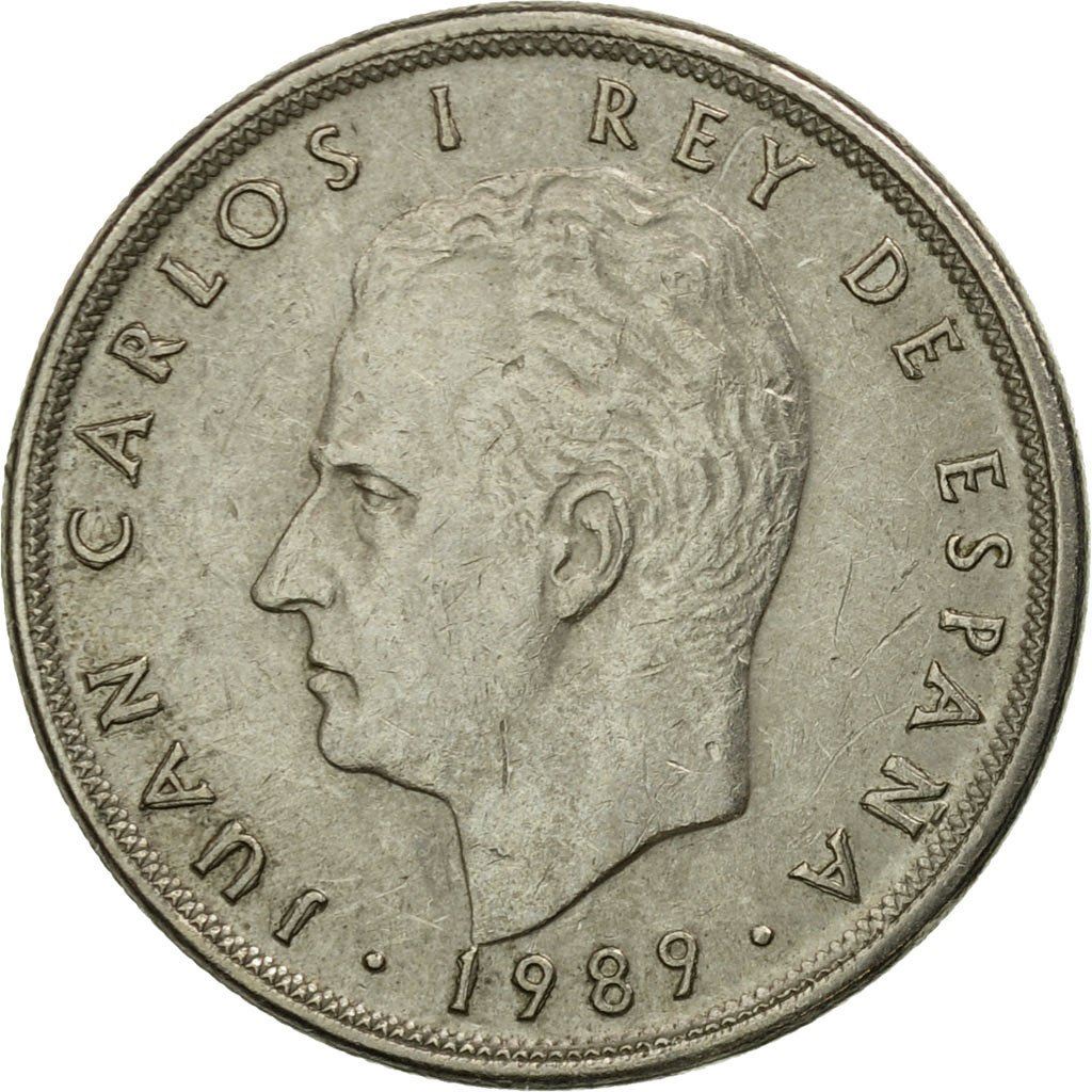 Spain 5 Pesetas | 100 Coins | Juan Carlos I | KM823 | 1982 - 1989