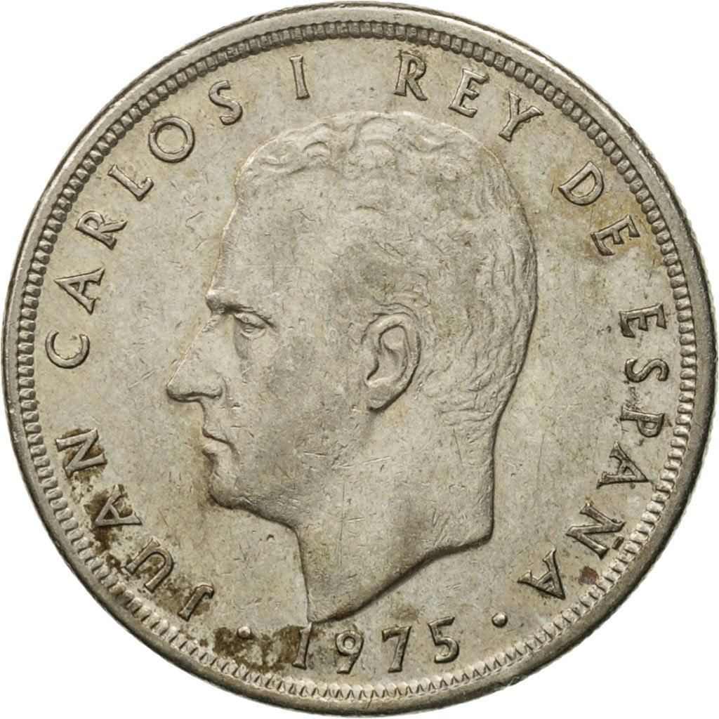 Spain 5 Pesetas | 100 Coins |King Juan Carlos I |KM807 | 1975