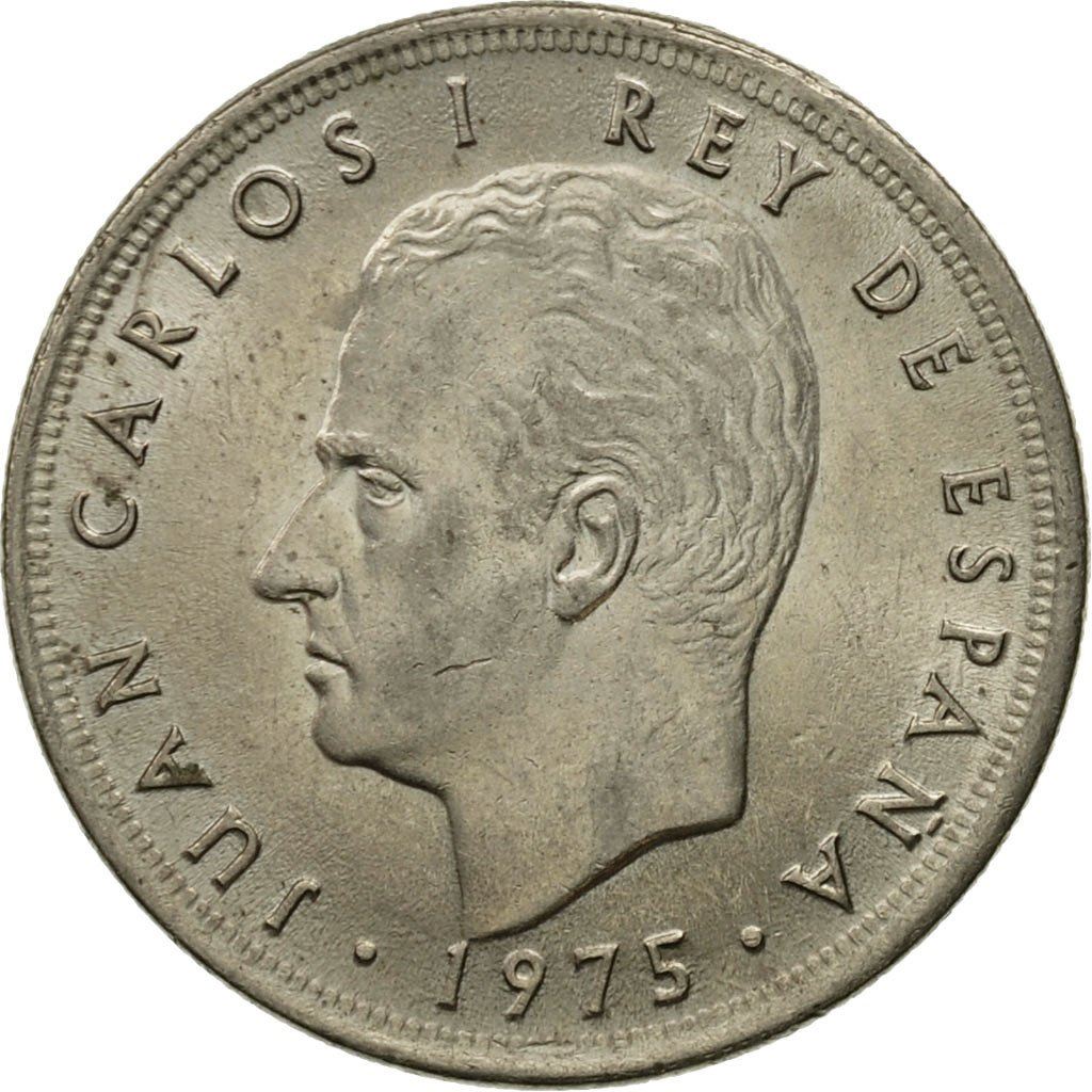 Spain 5 Pesetas | 100 Coins |King Juan Carlos I |KM807 | 1975