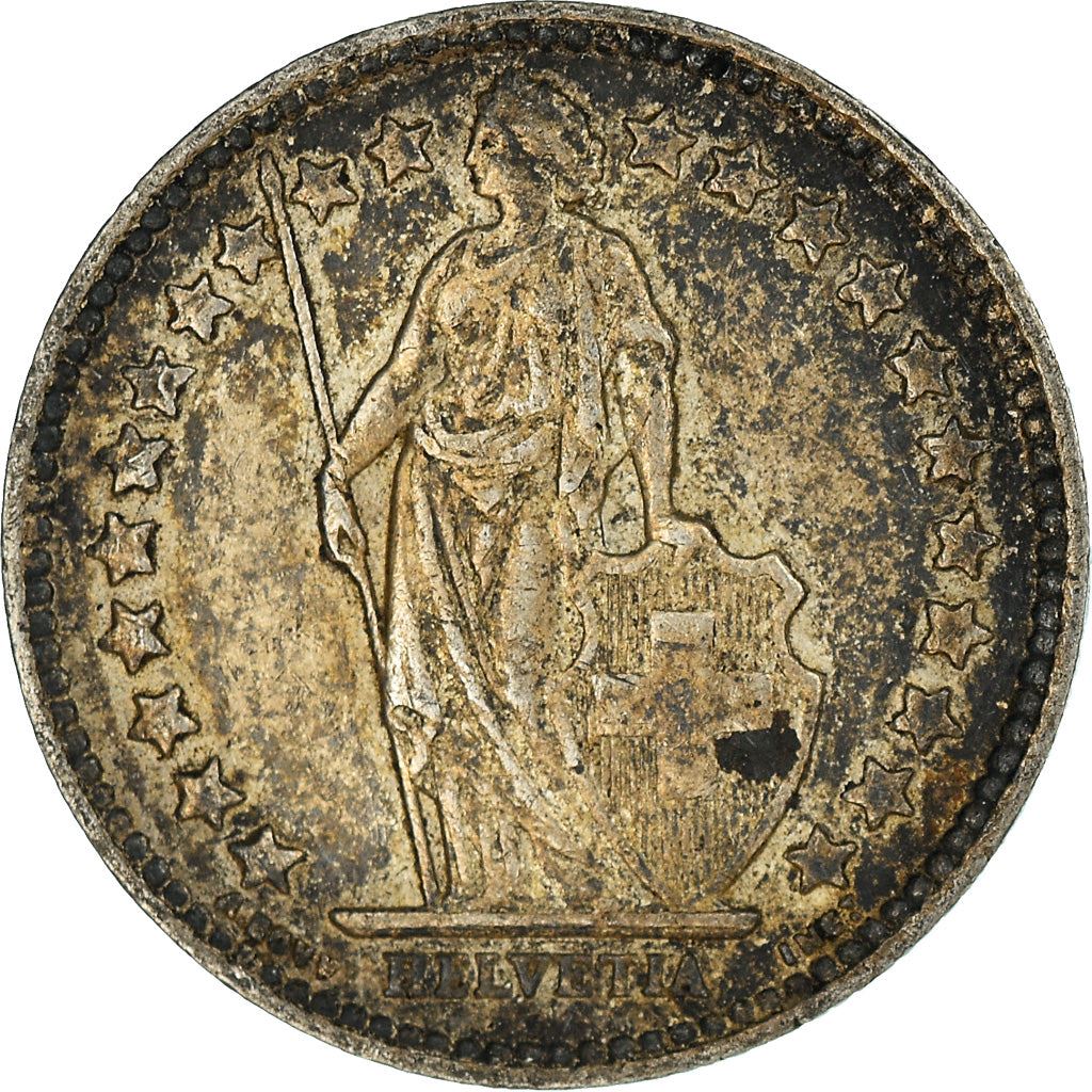 Switzerland Coin Swiss ½ Franc | Helvetia | KM23 | 1875 - 1967