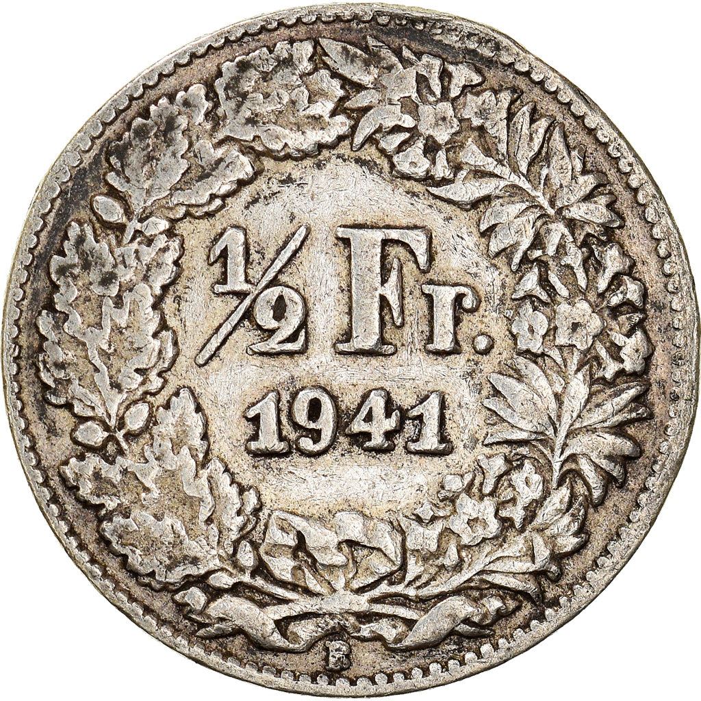 Switzerland Coin Swiss ½ Franc | Helvetia | KM23 | 1875 - 1967