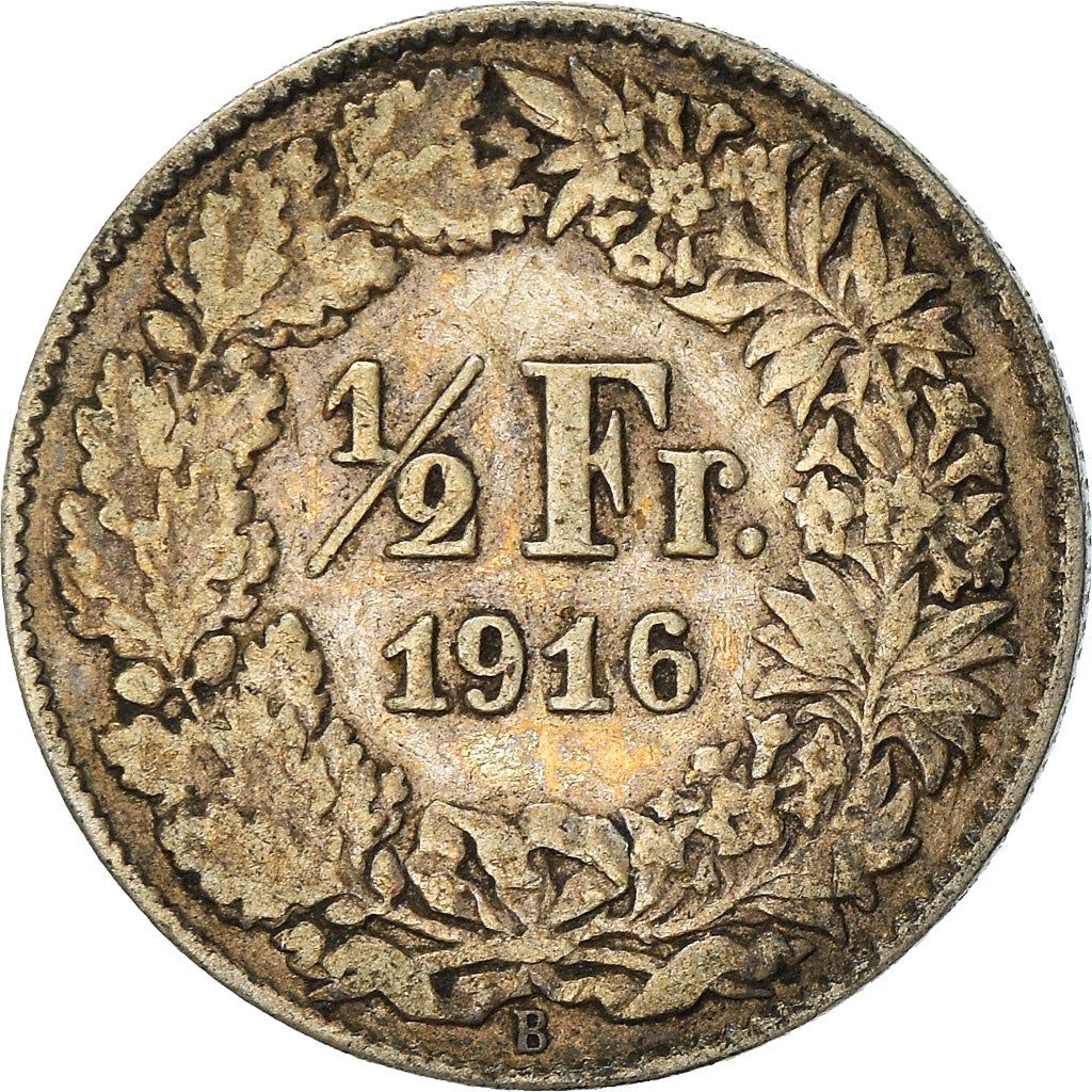 Switzerland Coin Swiss ½ Franc | Helvetia | KM23 | 1875 - 1967