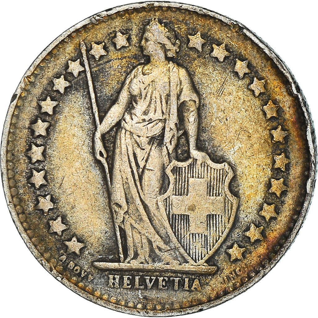 Switzerland Coin Swiss ½ Franc | Helvetia | KM23 | 1875 - 1967