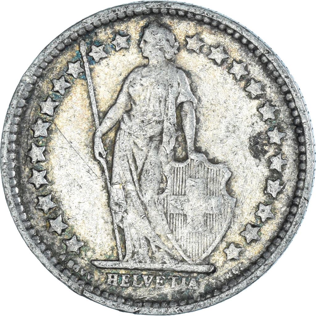 Switzerland Coin Swiss ½ Franc | Helvetia | KM23 | 1875 - 1967