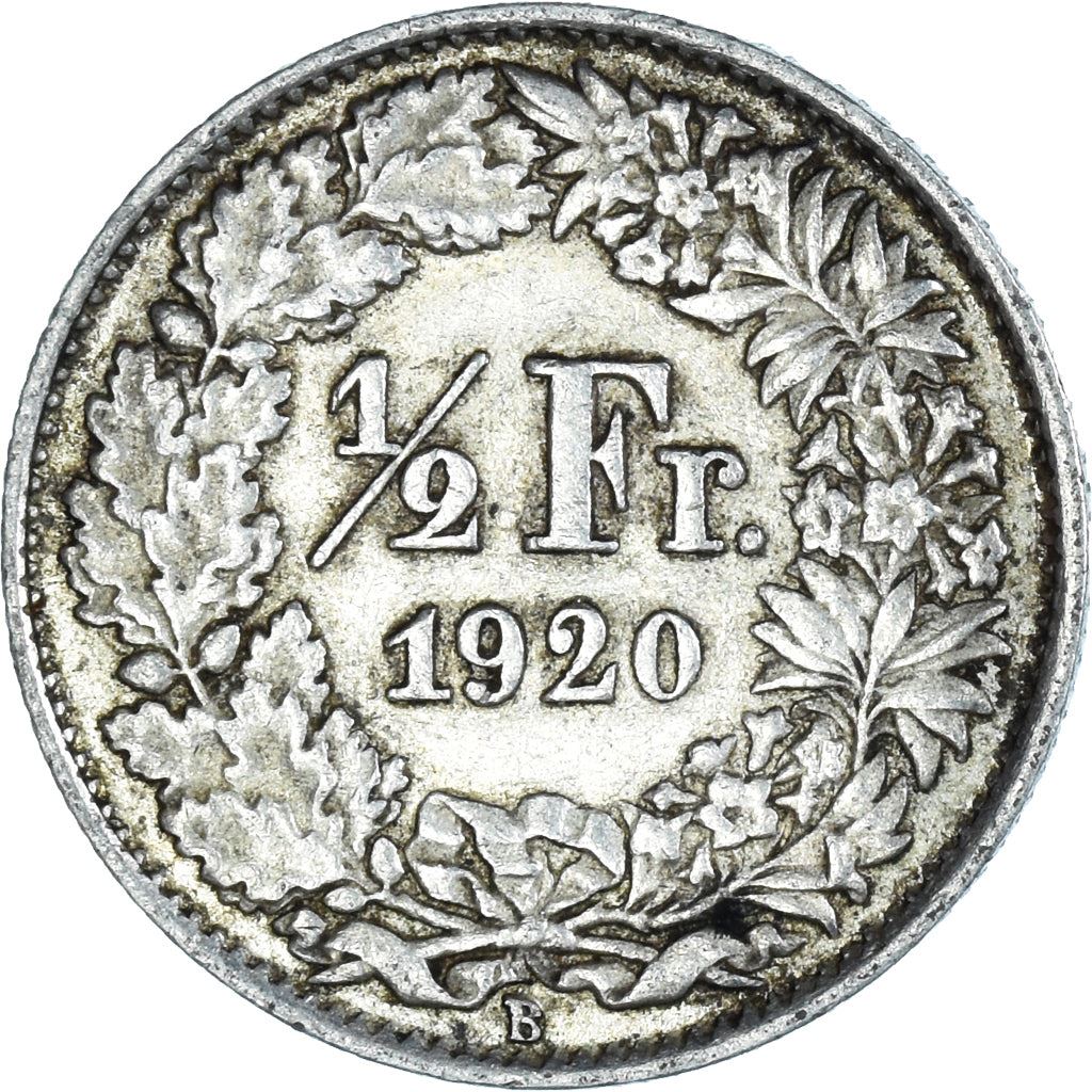 Switzerland Coin Swiss ½ Franc | Helvetia | KM23 | 1875 - 1967