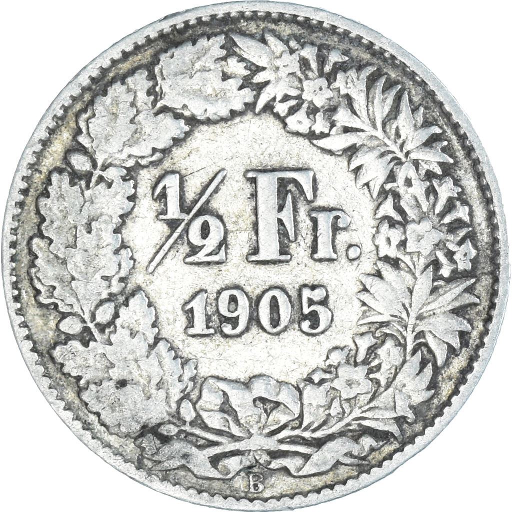 Switzerland Coin Swiss ½ Franc | Helvetia | KM23 | 1875 - 1967