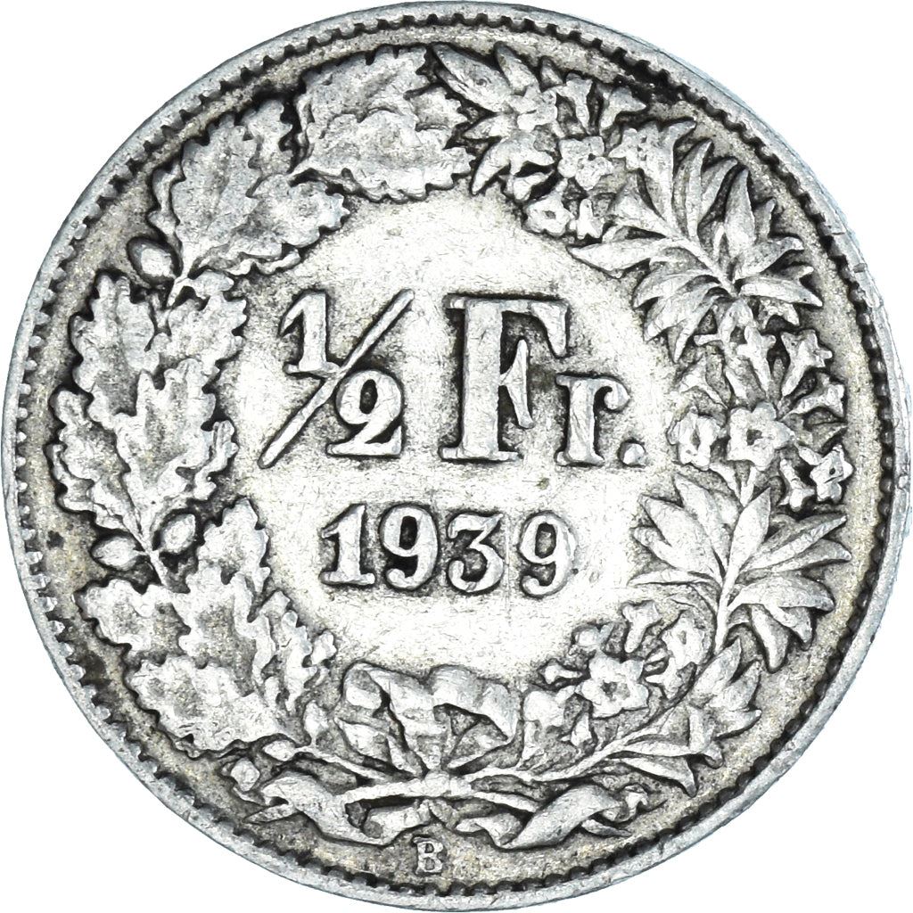 Switzerland Coin Swiss ½ Franc | Helvetia | KM23 | 1875 - 1967