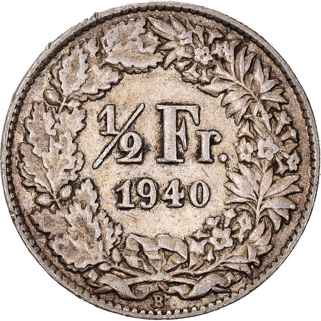 Switzerland Coin Swiss ½ Franc | Helvetia | KM23 | 1875 - 1967