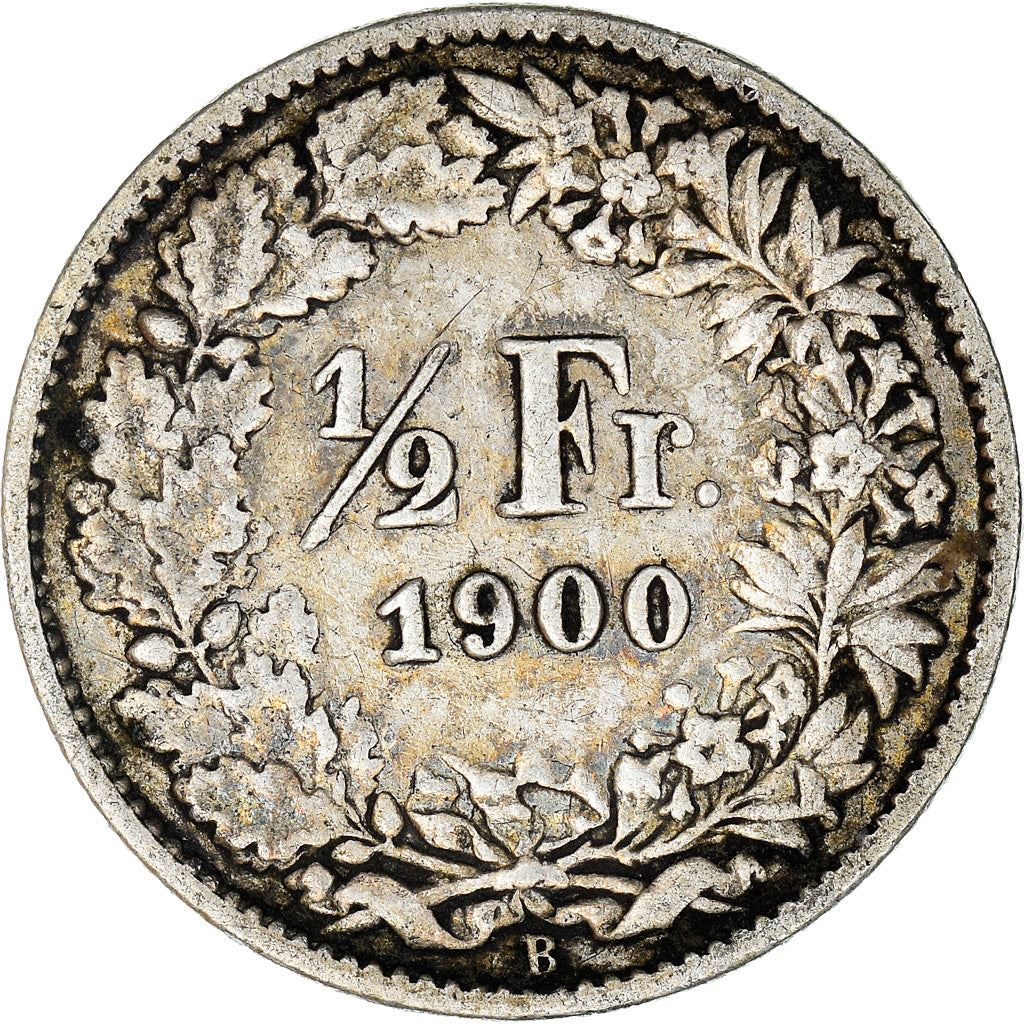 Switzerland Coin Swiss ½ Franc | Helvetia | KM23 | 1875 - 1967