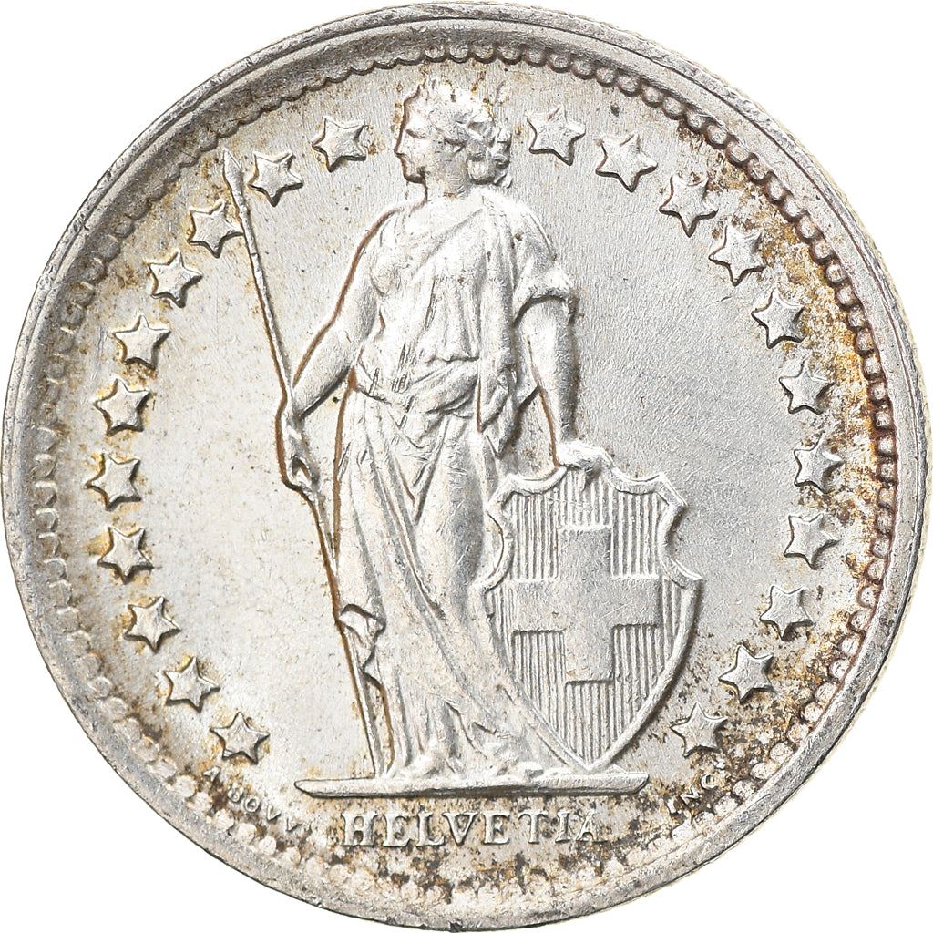 Switzerland Coin Swiss ½ Franc | Helvetia | KM23 | 1875 - 1967