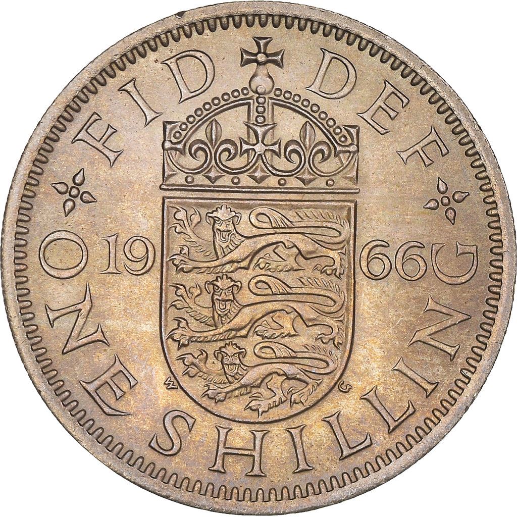 United Kingdom 1 Shilling | 100 Coins | Elizabeth II Scottish shield | 1954 - 1970