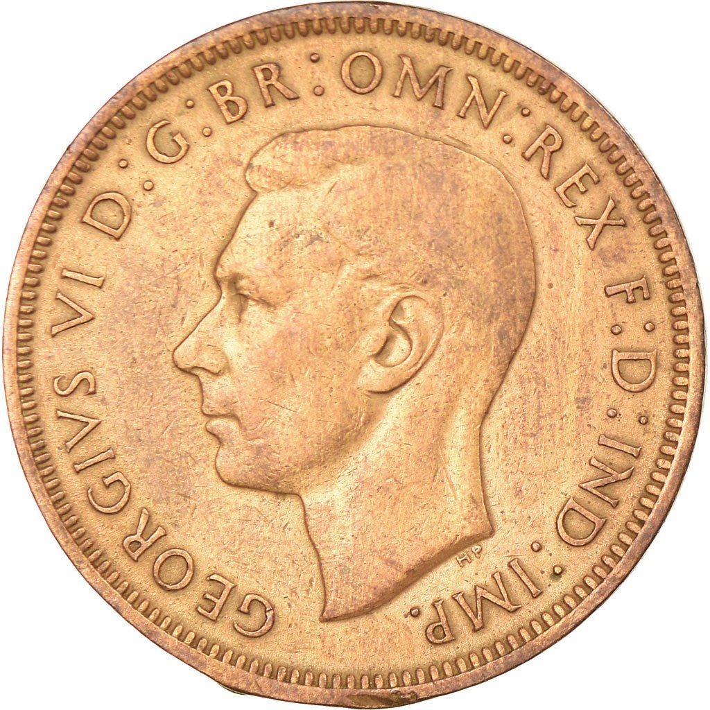 United Kingdom 1/2 Penny | 100 Coins | King George VI | 1937 - 1948