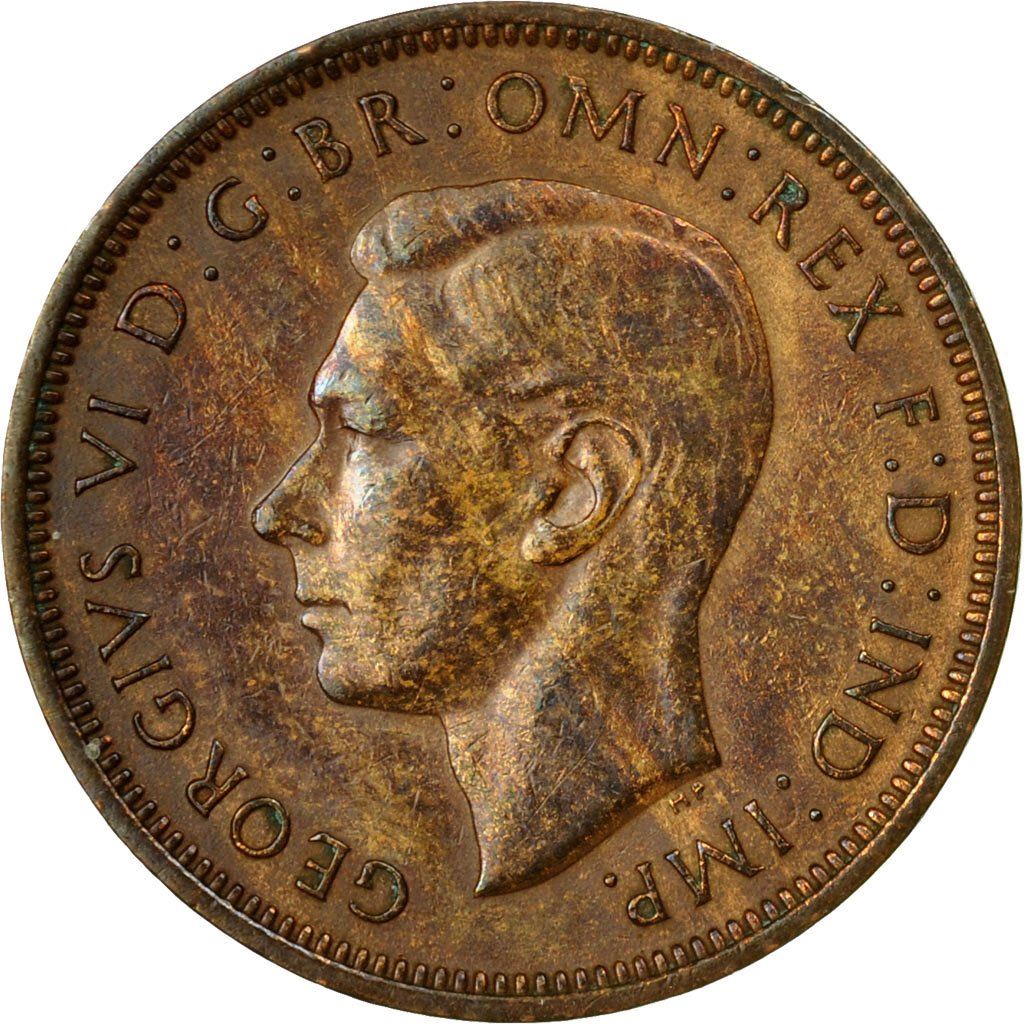 United Kingdom 1/2 Penny | 100 Coins | King George VI | 1937 - 1948