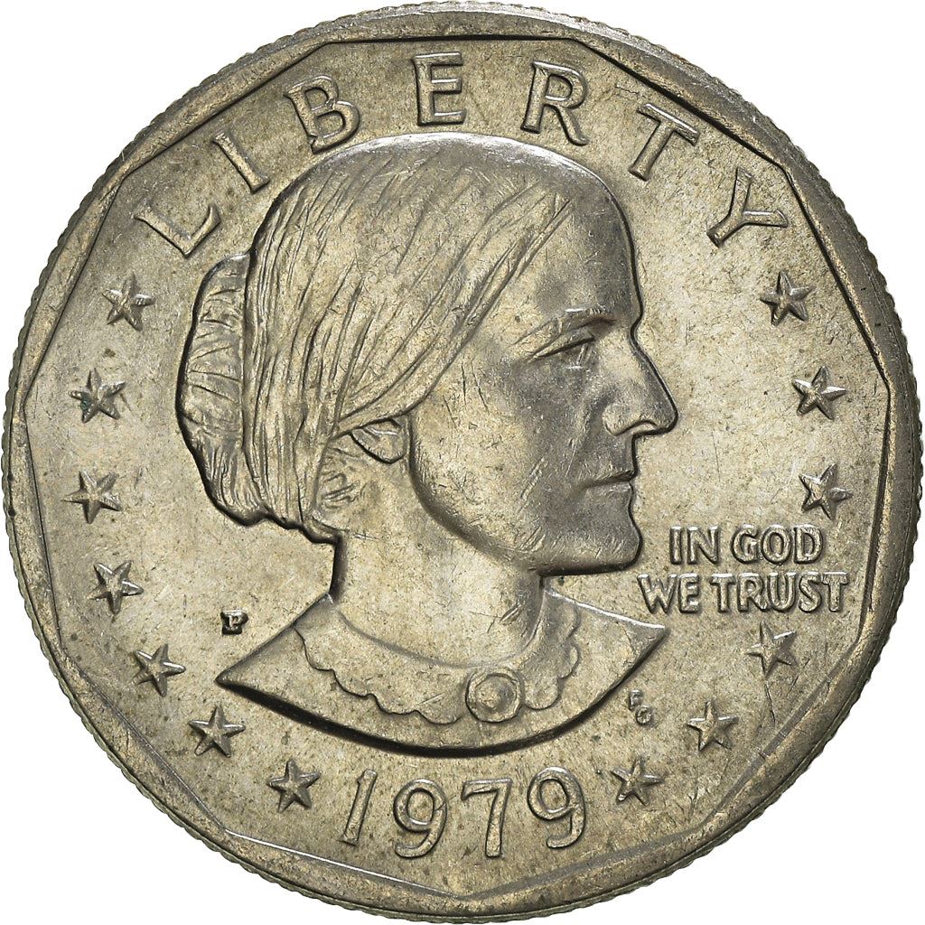 United States | American 1 Dollar Coin | Susan B. Anthony | Apollo 11 | KM207 | 1979 - 1999