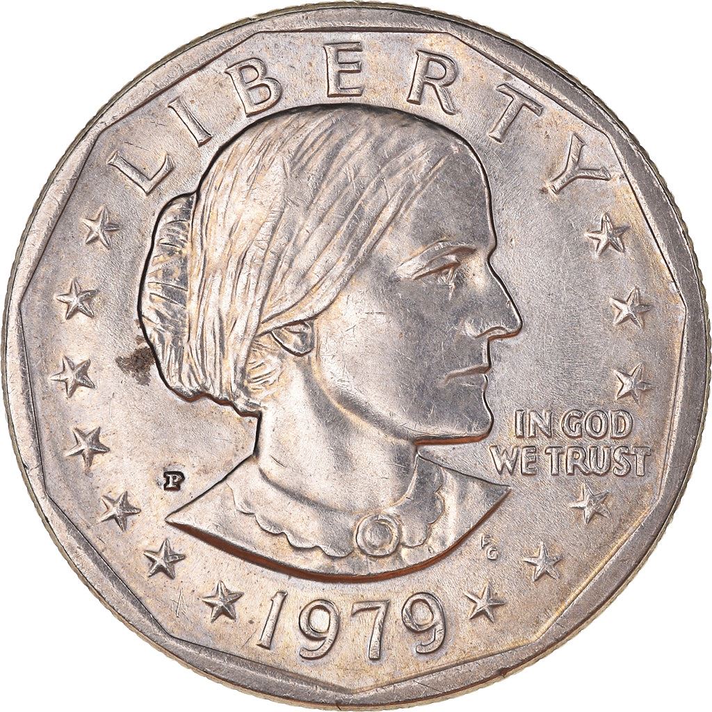 United States | American 1 Dollar Coin | Susan B. Anthony | Apollo 11 | KM207 | 1979 - 1999