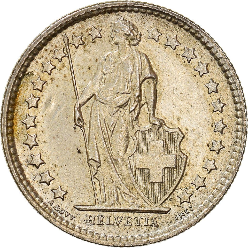 Switzerland Coin Swiss ½ Franc | Helvetia | KM23 | 1875 - 1967