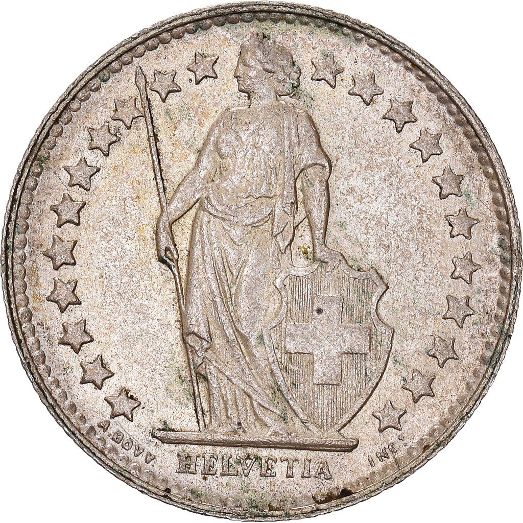 Switzerland Coin Swiss ½ Franc | Helvetia | KM23 | 1875 - 1967