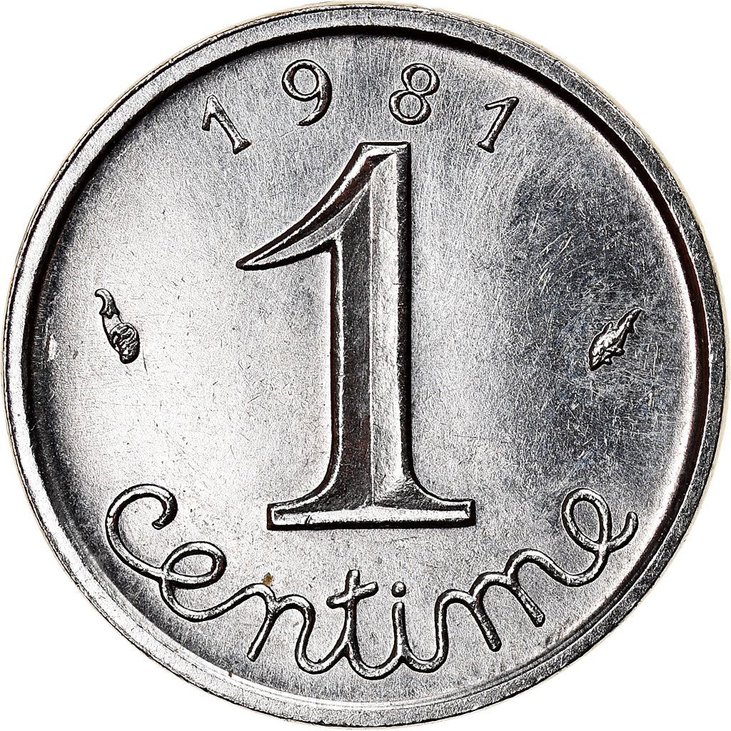 French Coin 1 Centime | KM928 | France | 1961 - 2001